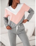 Women\'s gray-powder tracksuit set FI581 - Online store - Boutique